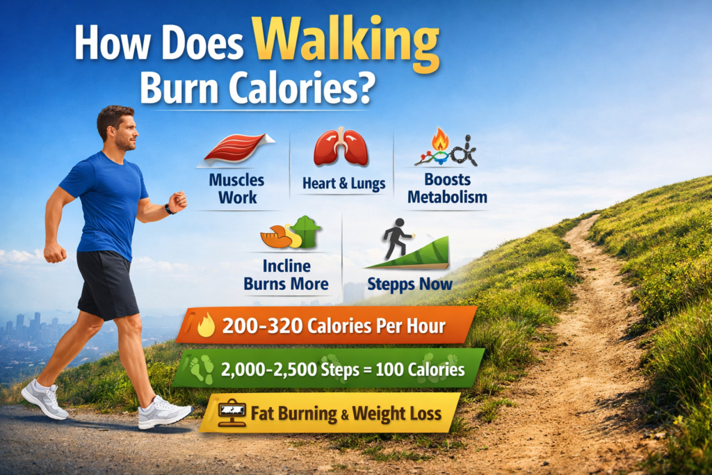 Walking for fitness and calorie burn